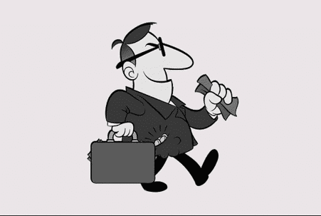 business man with money